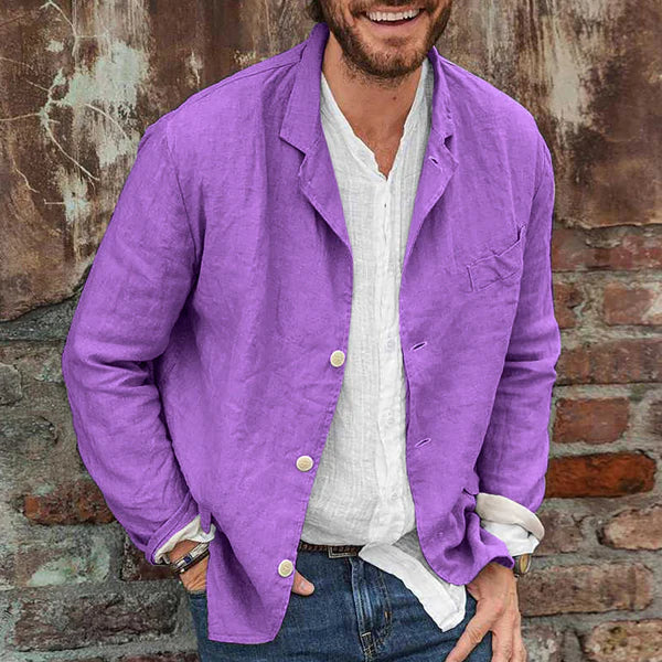 Blazer casual in cotone