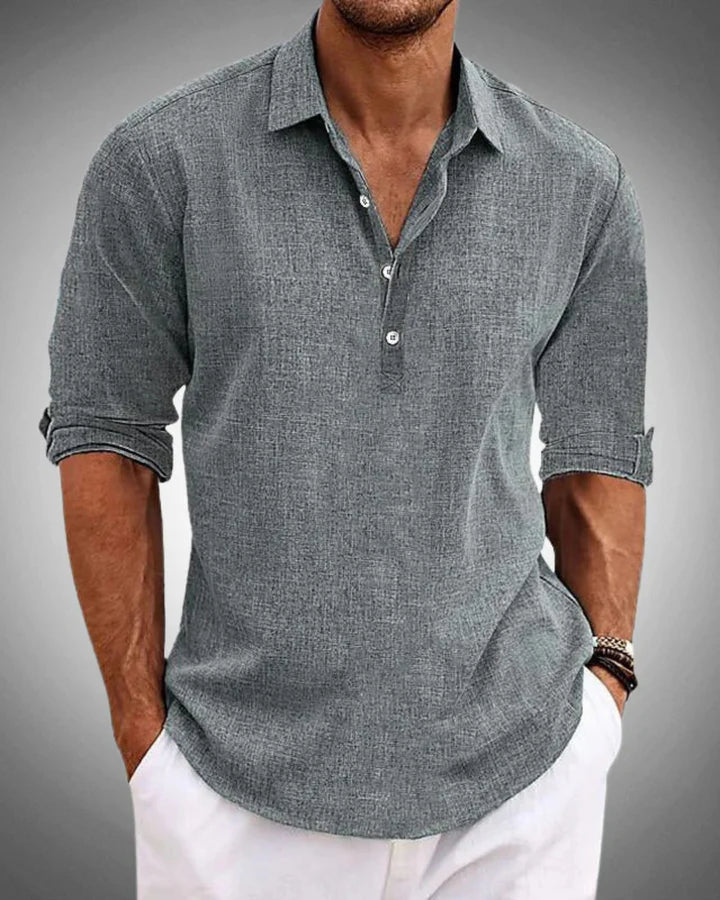 Camisa clásica de algodón