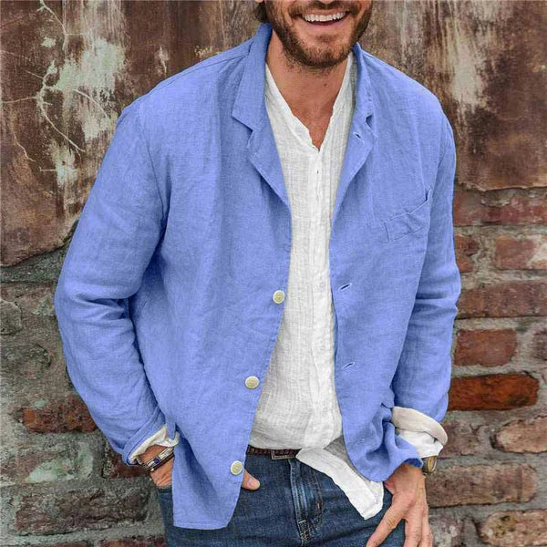 Blazer casual in cotone