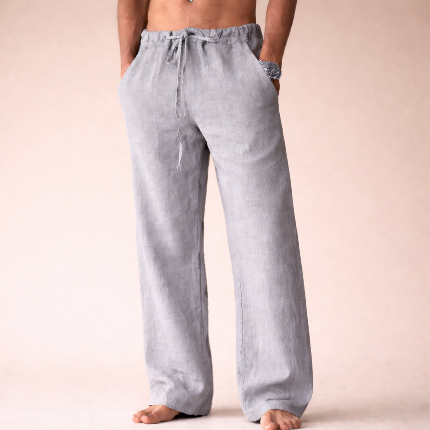 Pantalones de lino para hombre