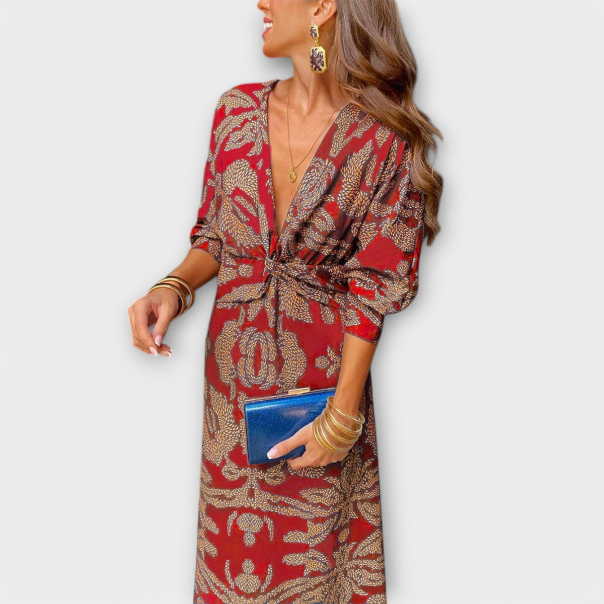 Oriana | Elegante Vestido con largas mangas