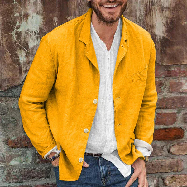 Blazer casual in cotone