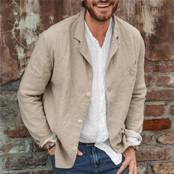 Blazer casual in cotone