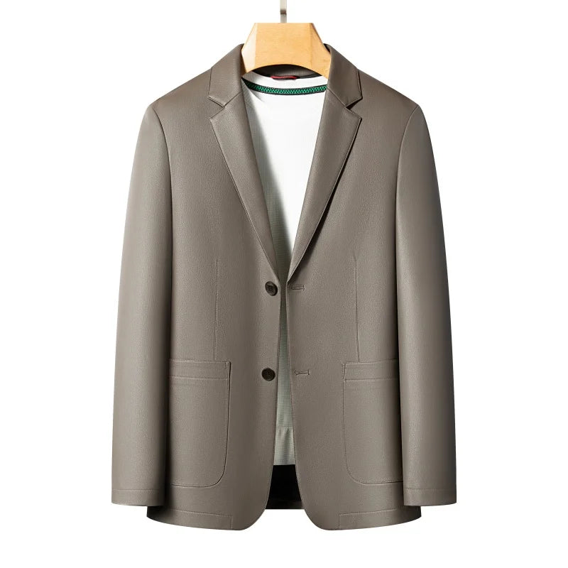 Giacca di pelle chic