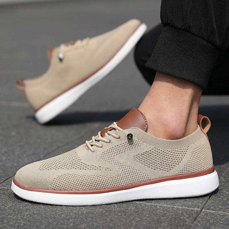 Zapatillas de hombre ligeras de malla