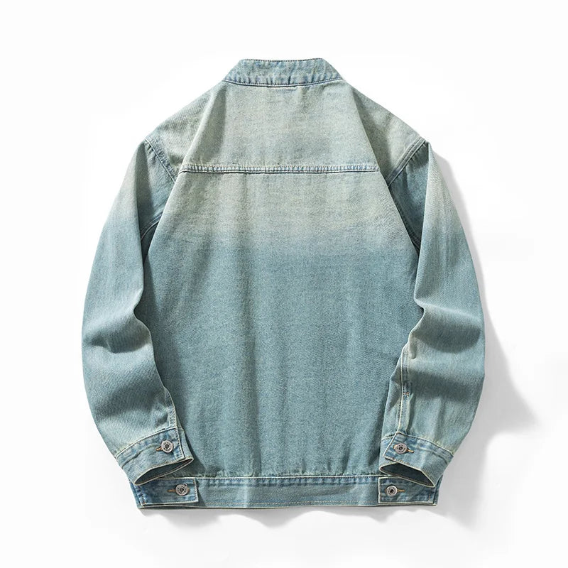 Giacca di jeans con cerniera