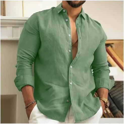 RONNIE™ | Camisa de lino transpirable