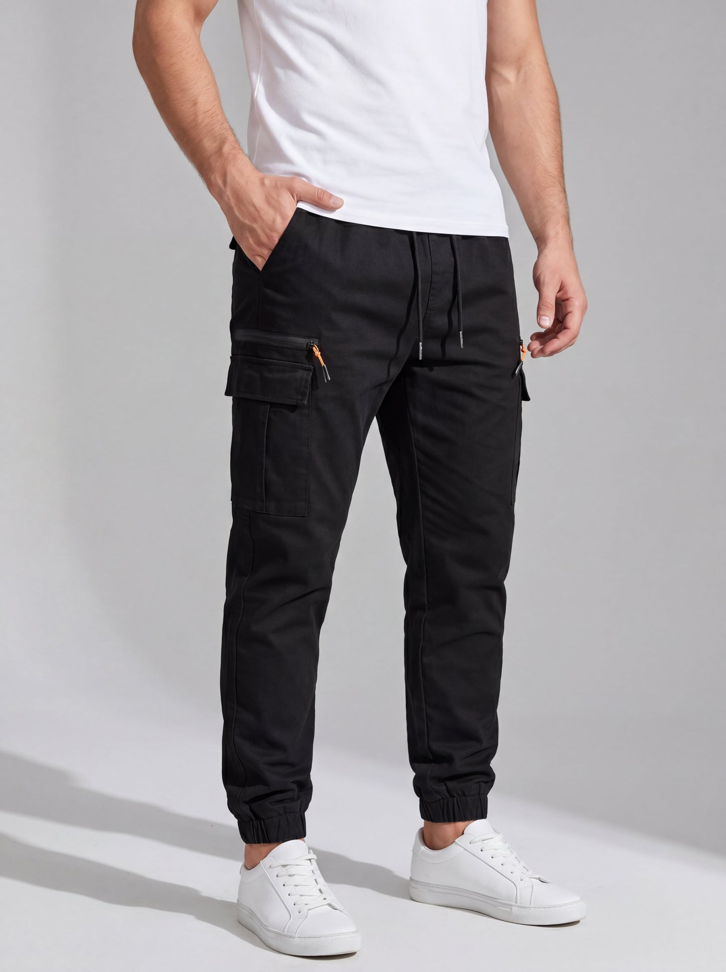 Paco | Pantalones jogger elásticos Cargo para hombre