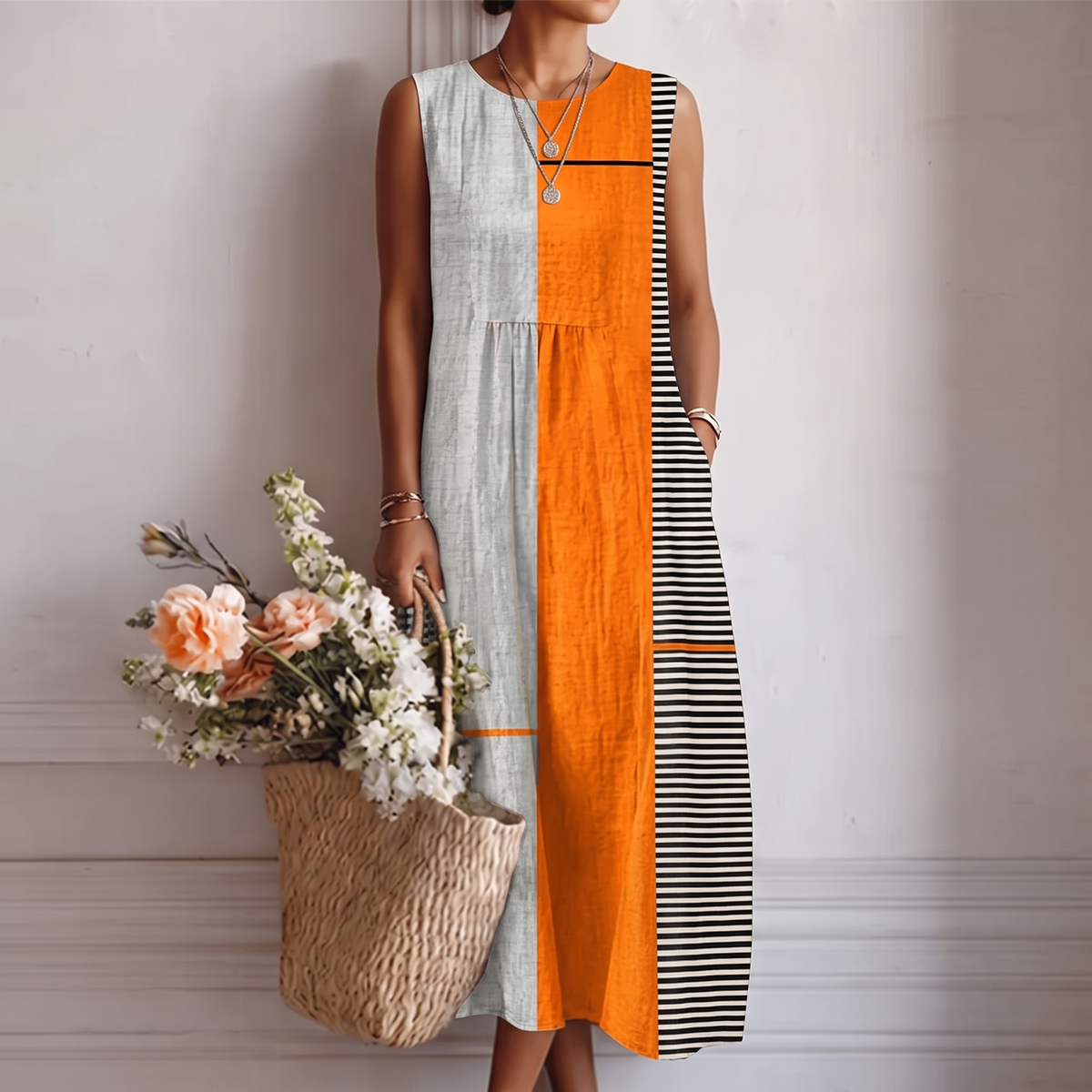 Clara™ | Vestito midi casual