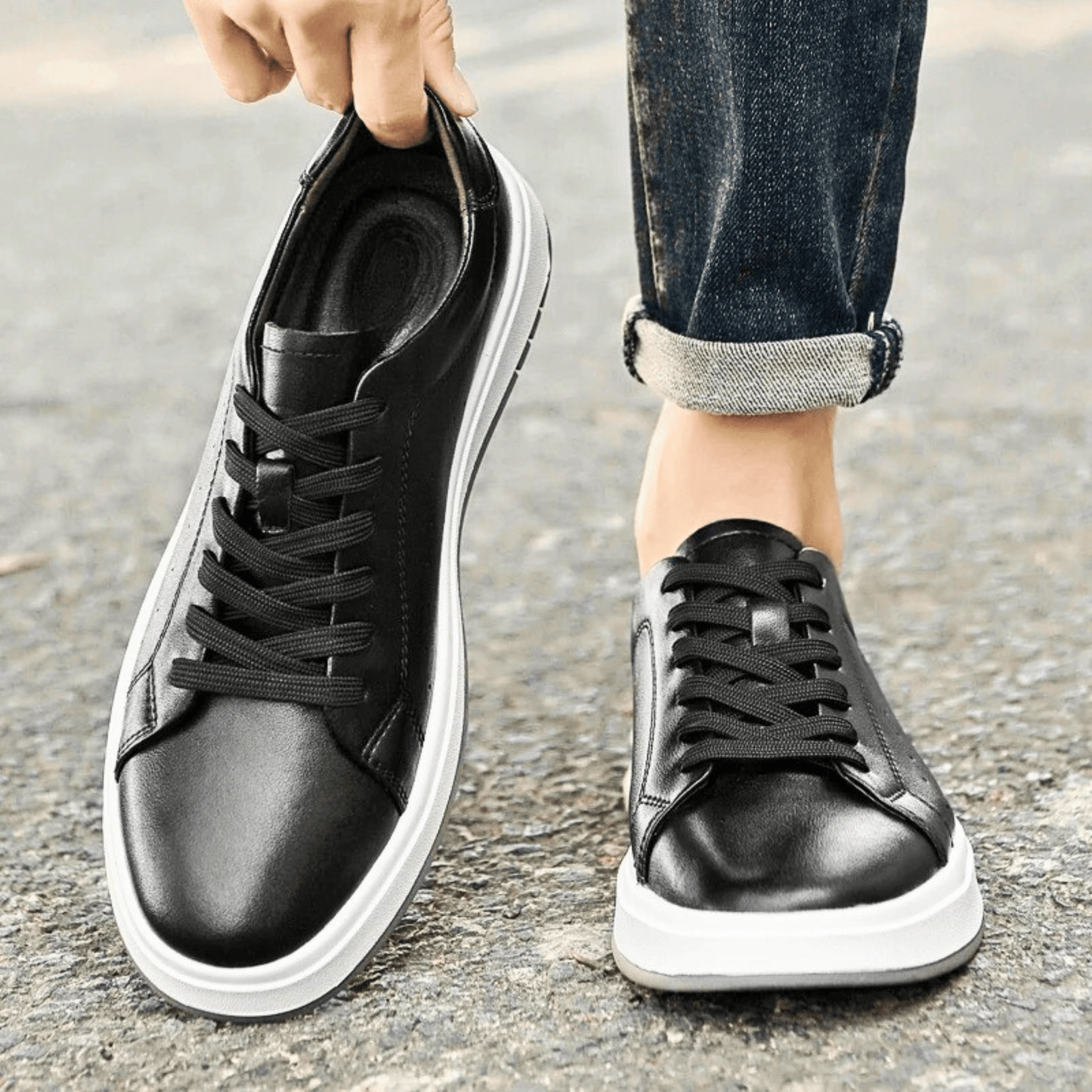 Zapatos de piel italiana
