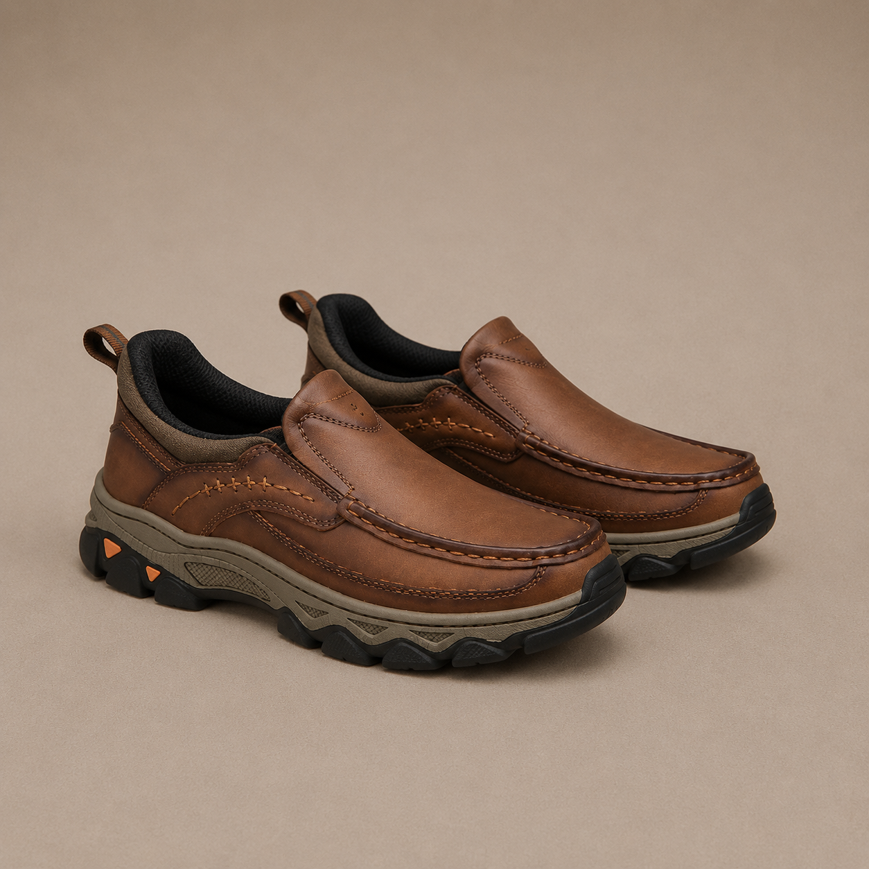 Zapatos ortopédicos sin cordones para caminar