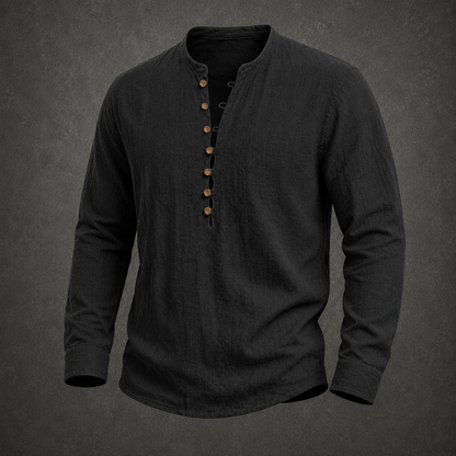 Hombre Camisa de lino de verano
