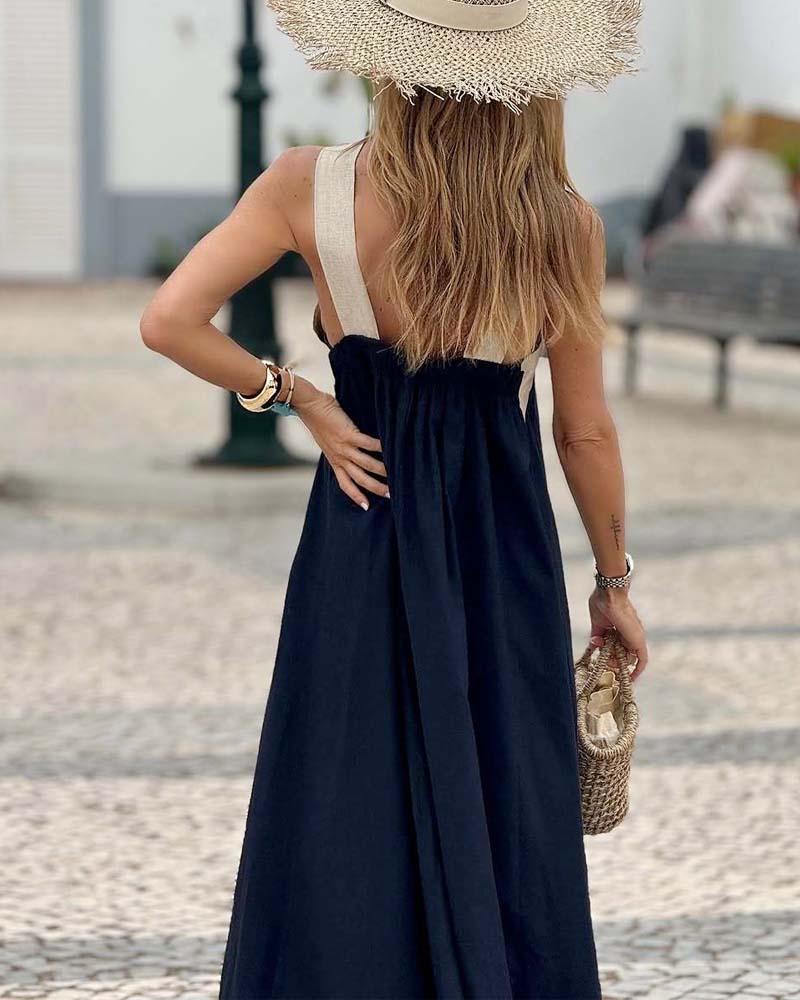 Sienna™ | Vestido elegante con espalda abierta y escote halter