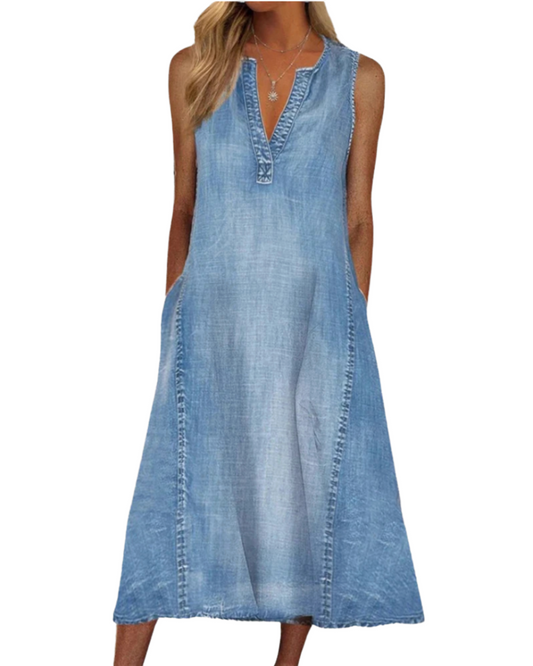 Sofia | Cómodo Vestido denim