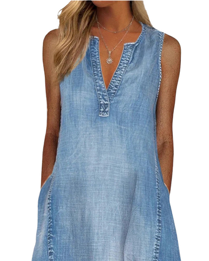 Sofia | Cómodo Vestido denim