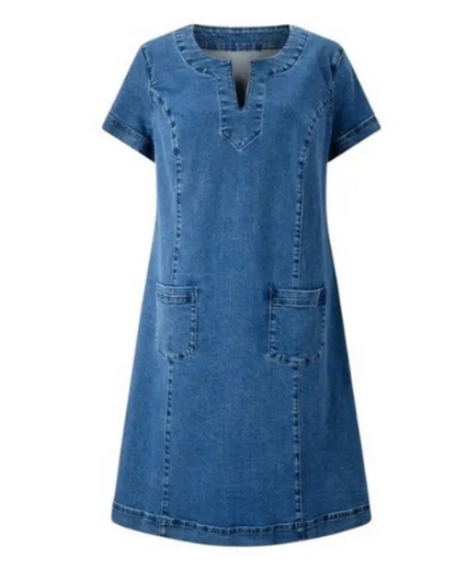Anya | Suave Vestido denim