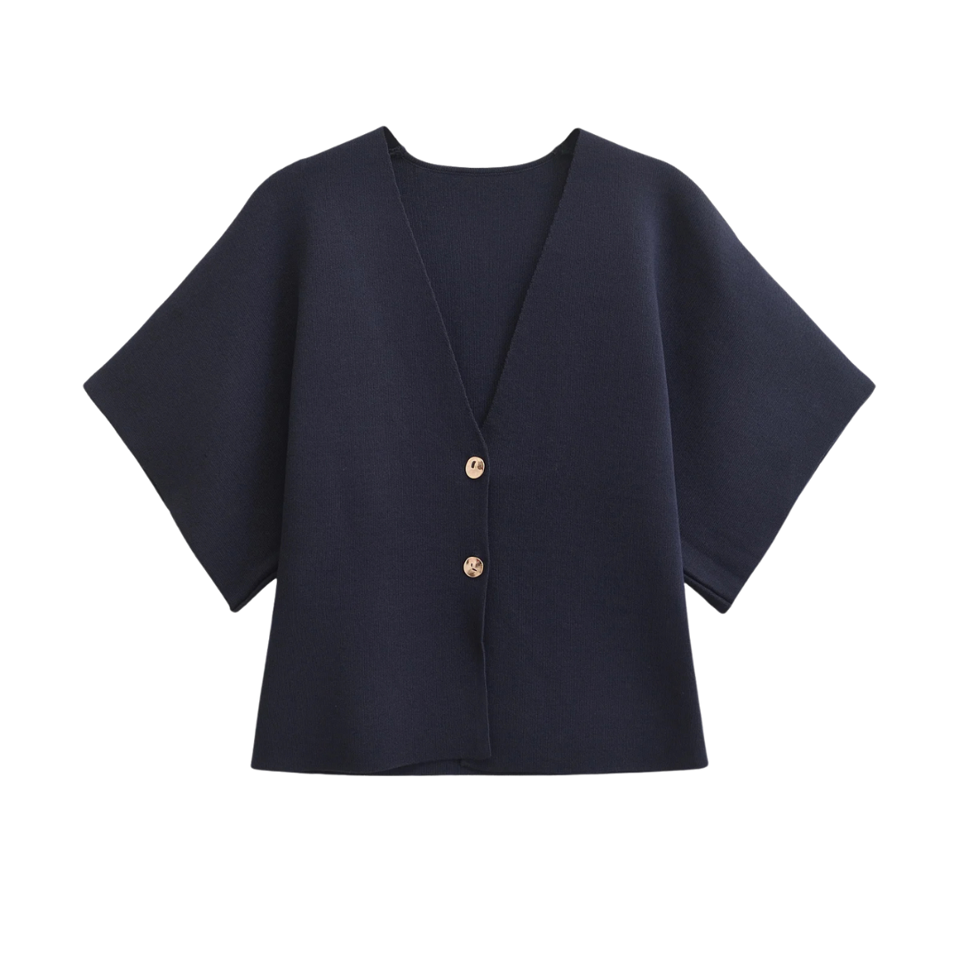 JADE | Minimalista, Elegante Blusa con botones