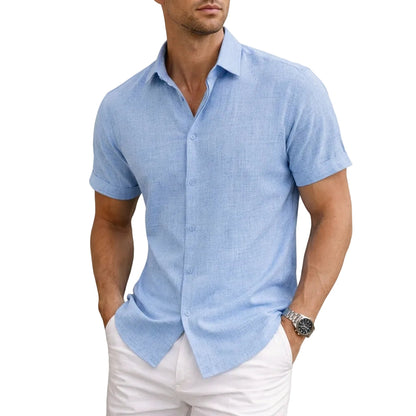 Elegante camisa de algodón