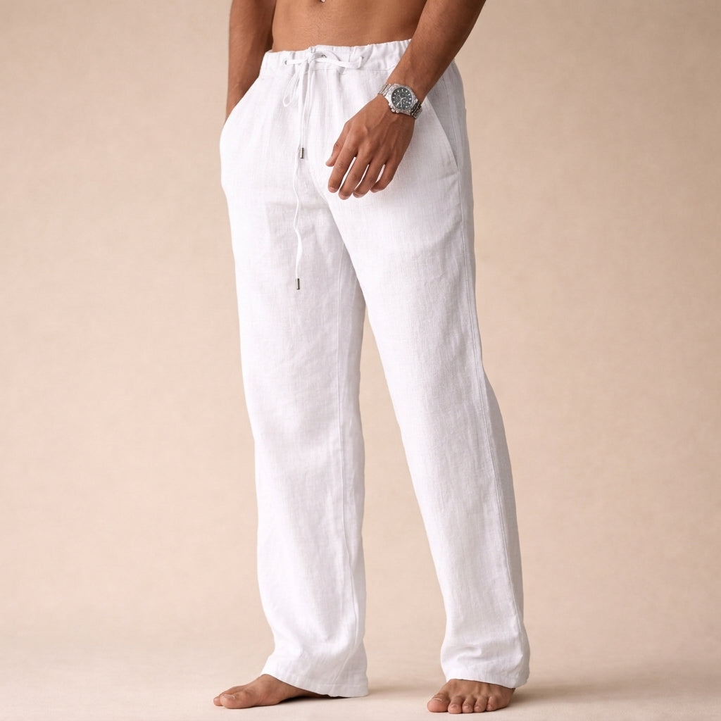 Pantalones de lino para hombre