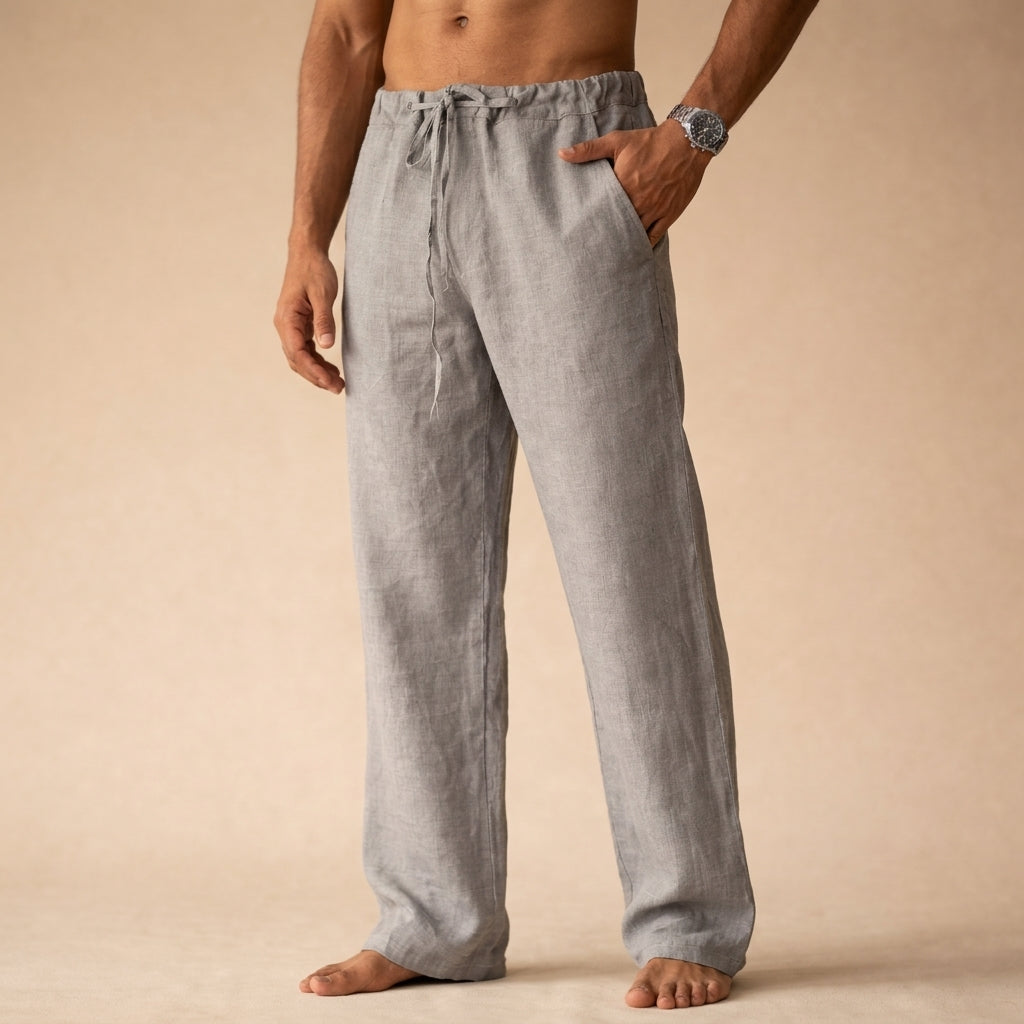 Pantalones de lino para hombre