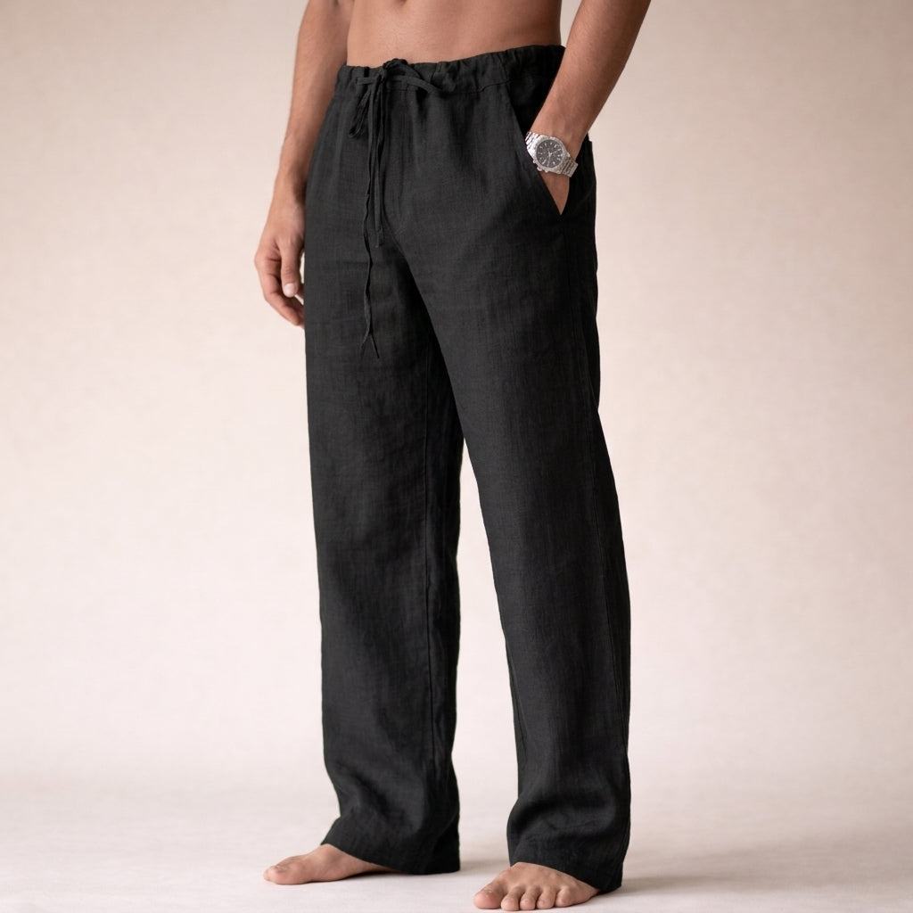 Pantalones de lino para hombre