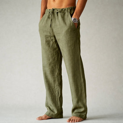 Pantalones de lino para hombre