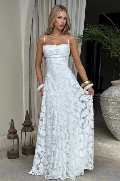 Vestido largo mujer tirantes finos escote drapeado tipo cowl espalda descubierta con lazada
