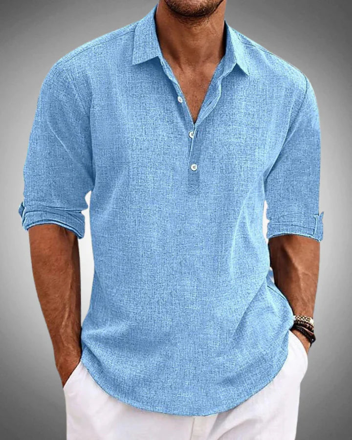 Camisa clásica de algodón