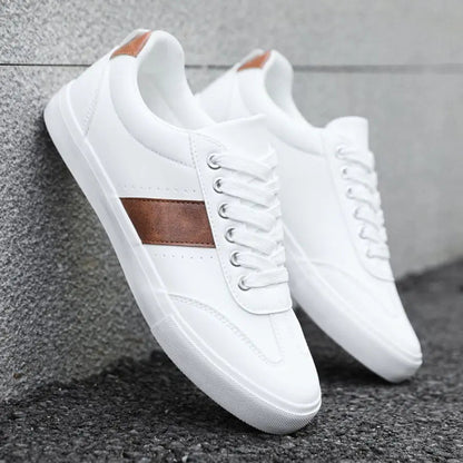 Elegantes zapatillas de piel