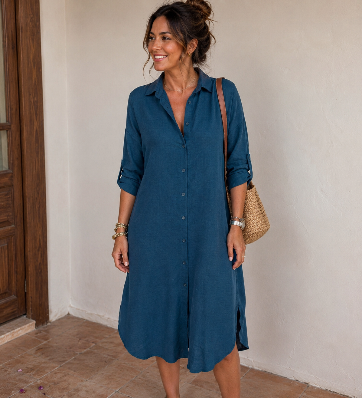 Vestido camisa oversize