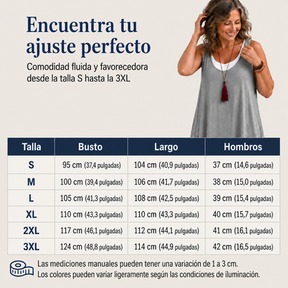 Vestido veraniego sin tirantes con efecto superpuesto