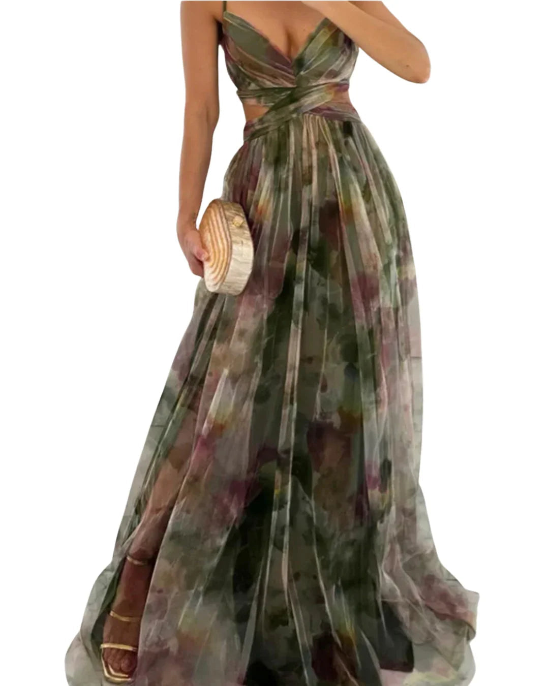 Giselle | Bezauberndes Vestido maxi con Blumenmuster