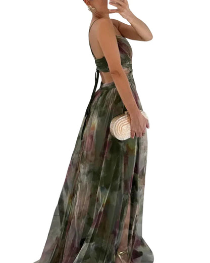 Giselle | Bezauberndes Vestido maxi con Blumenmuster