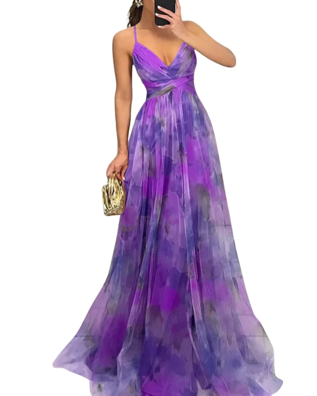 Giselle | Bezauberndes Vestido maxi con Blumenmuster