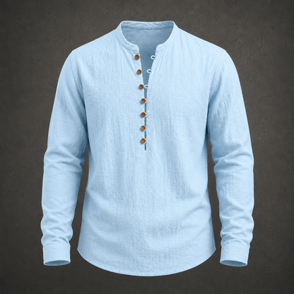 Hombre Camisa de lino de verano