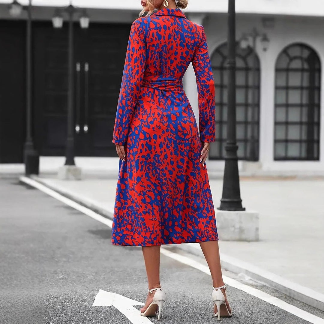 PILI™  | Vestido estampado entallado