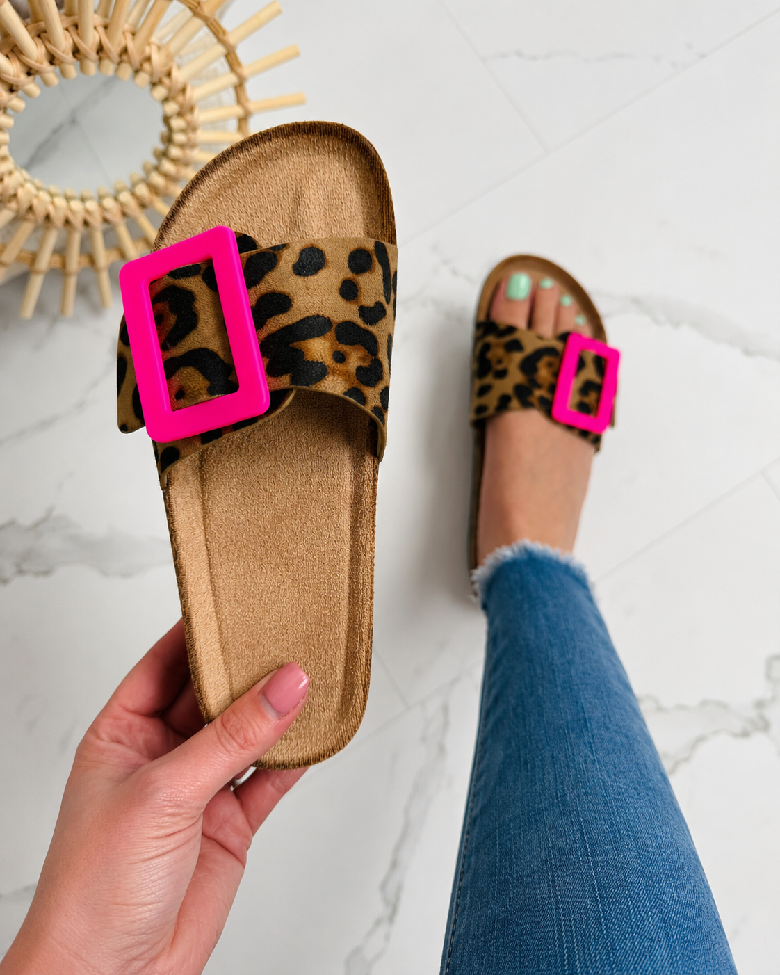 Sandalias con cierre