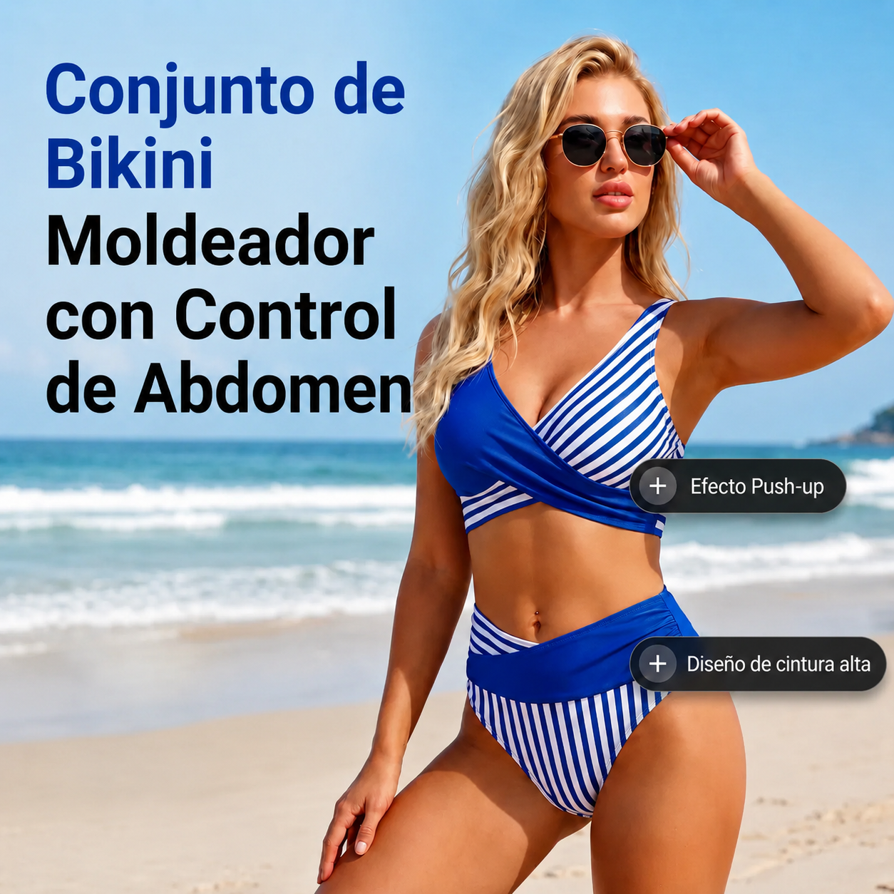 Nazaré™ - Bikini de dos piezas moldeador