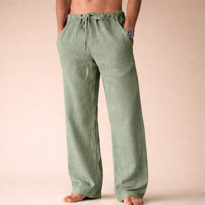 Pantalones de lino para hombre