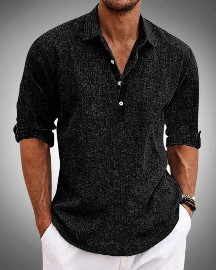 Camisa clásica de algodón