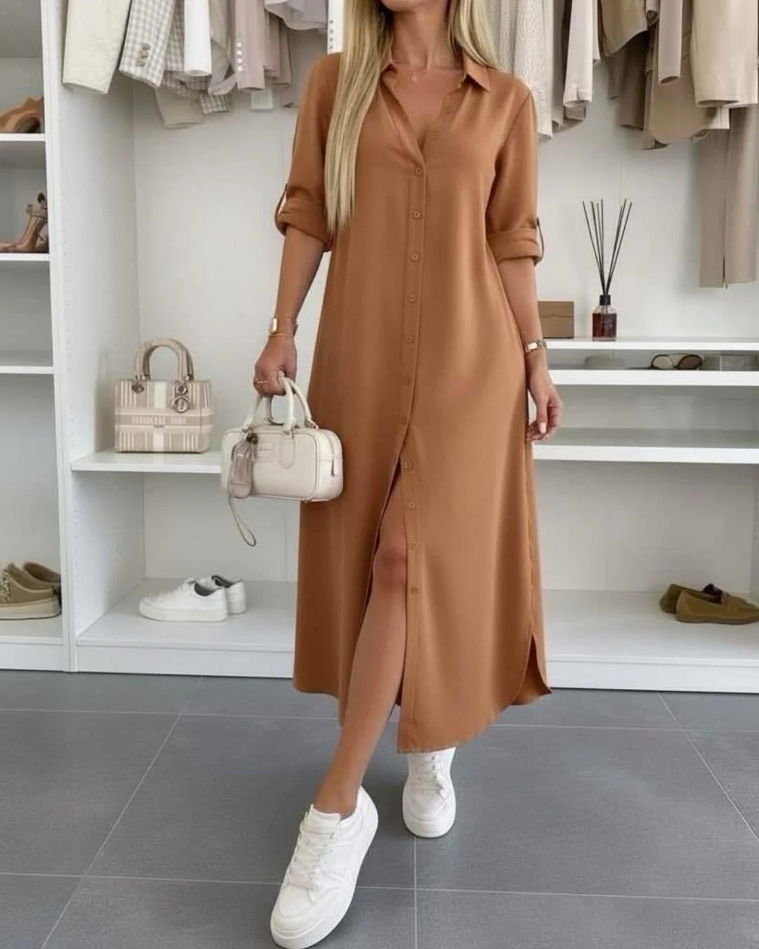 Vestido camisa oversize