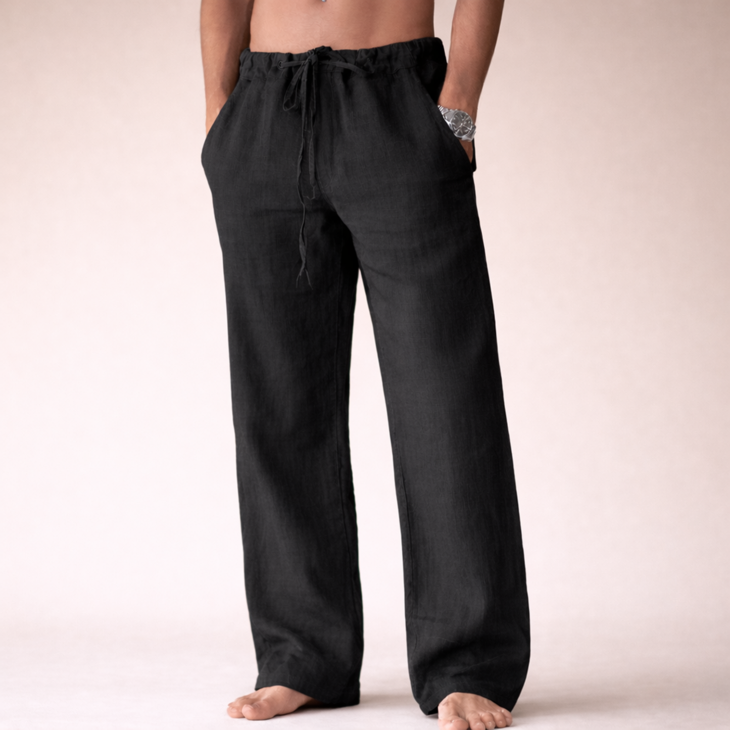 Pantalones de lino para hombre