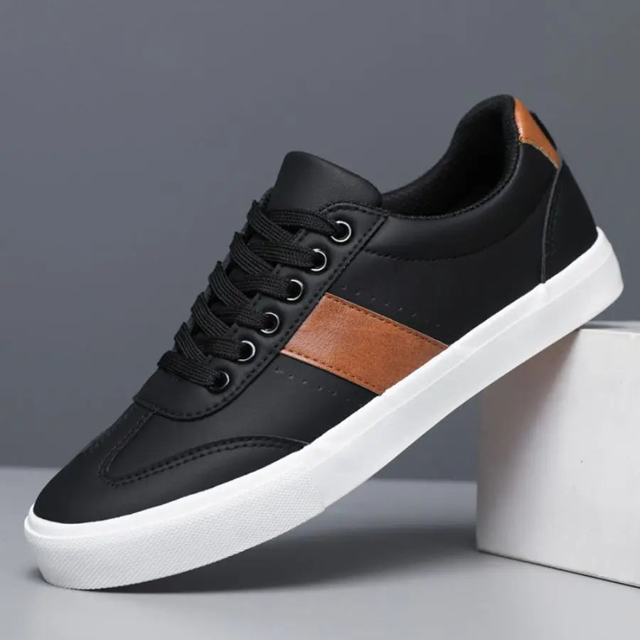 Elegantes zapatillas de piel