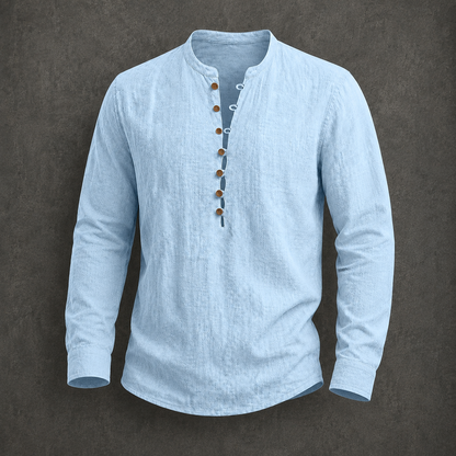 Hombre Camisa de lino de verano