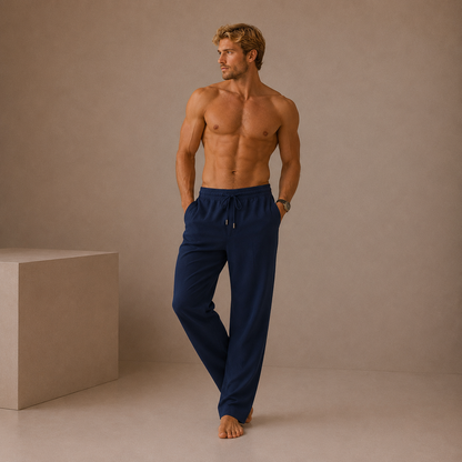 Pantalones de playa elegantes de lino