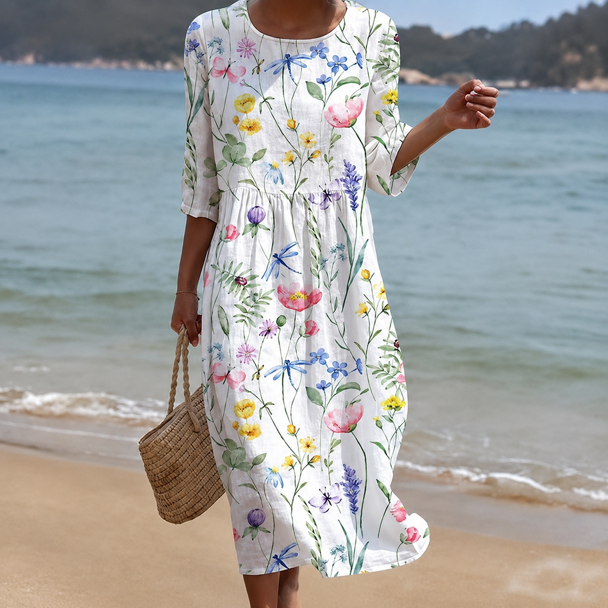 VICTORIA™ | Vestido casual con estampado floral