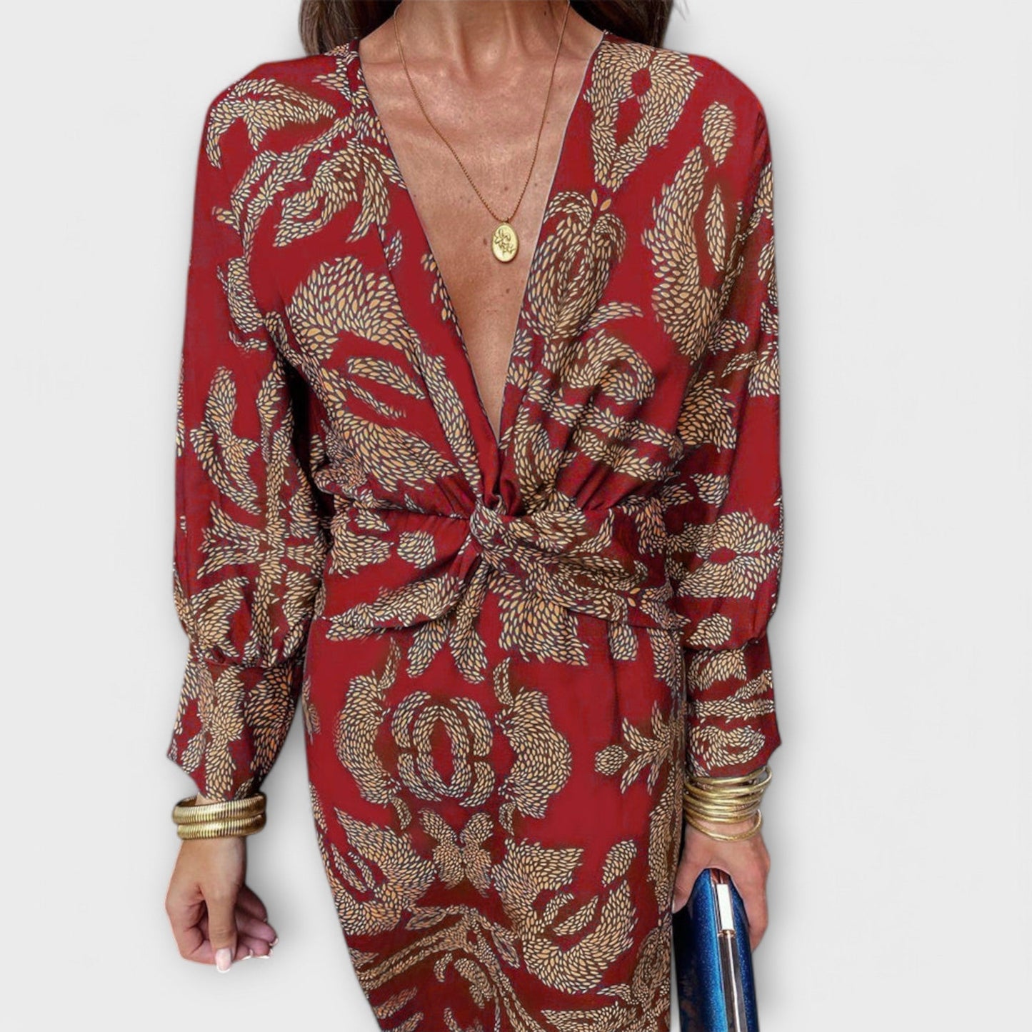 Oriana | Elegante Vestido con largas mangas
