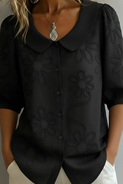 Bianca | Blusa floral bordada