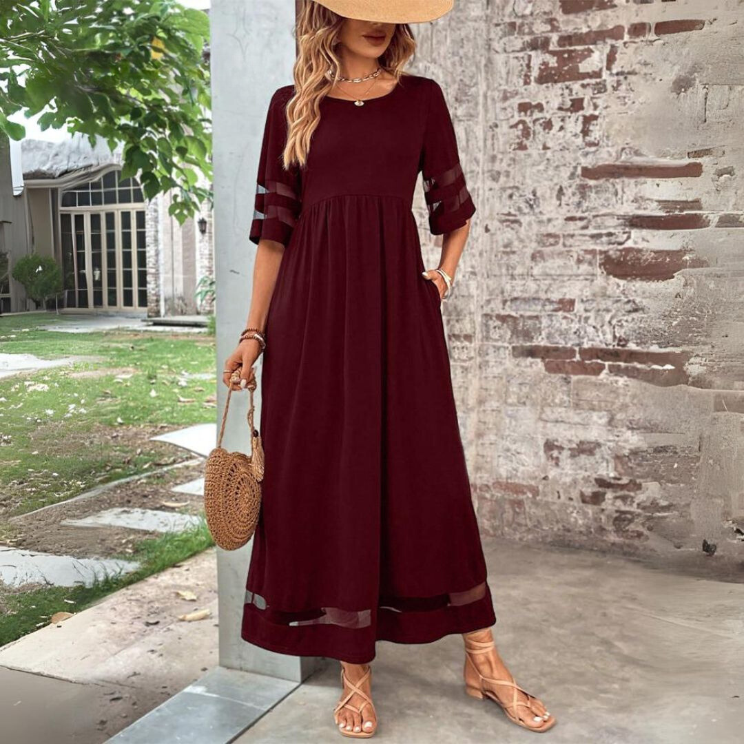 MILAGROS – Vestido midi favorecedor