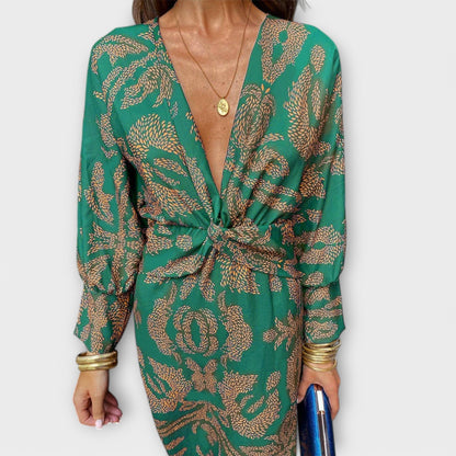 Oriana | Elegante Vestido con largas mangas